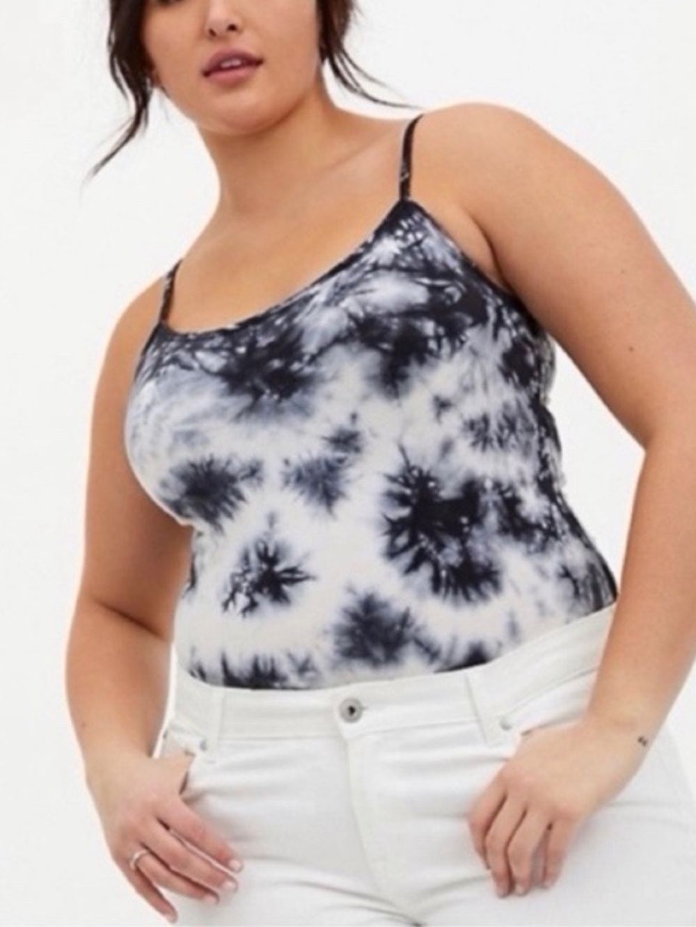 Torrid Black‎ Tie-Dye Scoop Neck Foxy Cami NWT